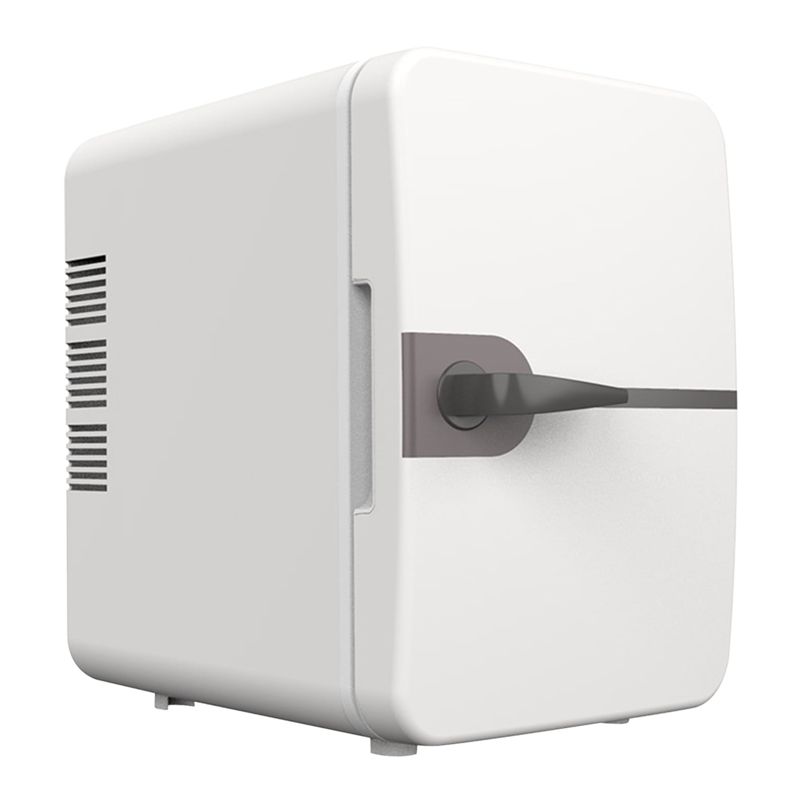 Wadada Mini Fridge for Bedroom - Car, Office Desk & College Dorm Room - 12v Portable Cooler & Warmer for Food, Drinks, Skincare, Beauty & Makeup - AC/DC Small Home Refrigerator with Glass Front