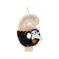thumbnail image 1 of Wadada Number 6 Halloween Cute Ghost Birthday Candles Halloween Ghost Print Themed Birthday Candles Numbers Birthday Cake Topper for Boy Girl Halloween Ghost Birthday Decoration (Number 6), 1 of 6