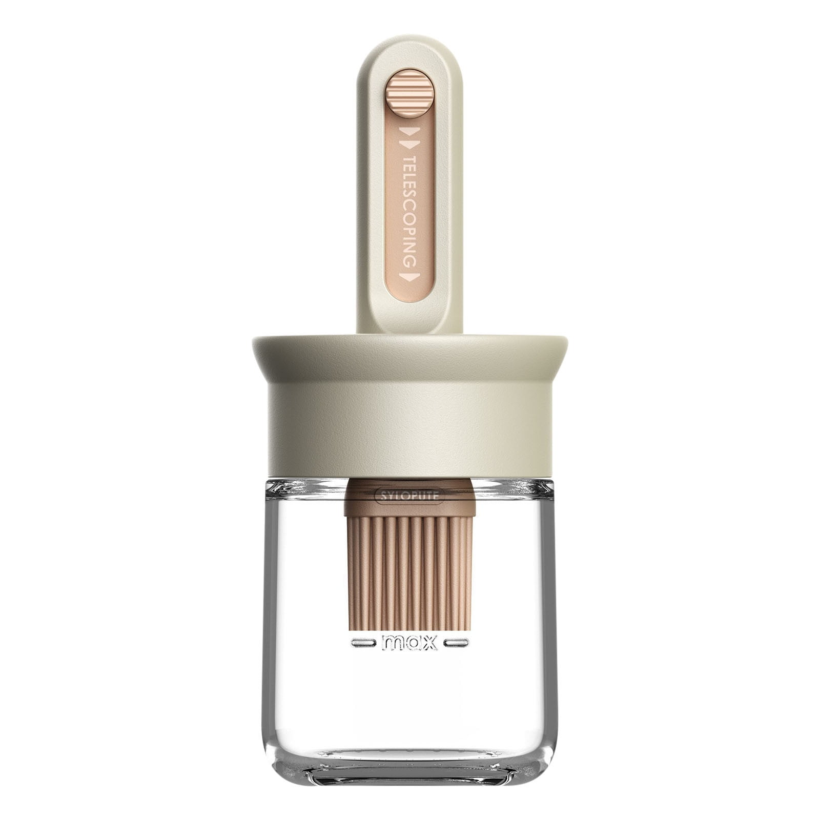 Glass Oil Dispenser Bottle With Silicone Brush - Kitchen Oil And Sauce Dispenser For Cooking, BBQ, Frying