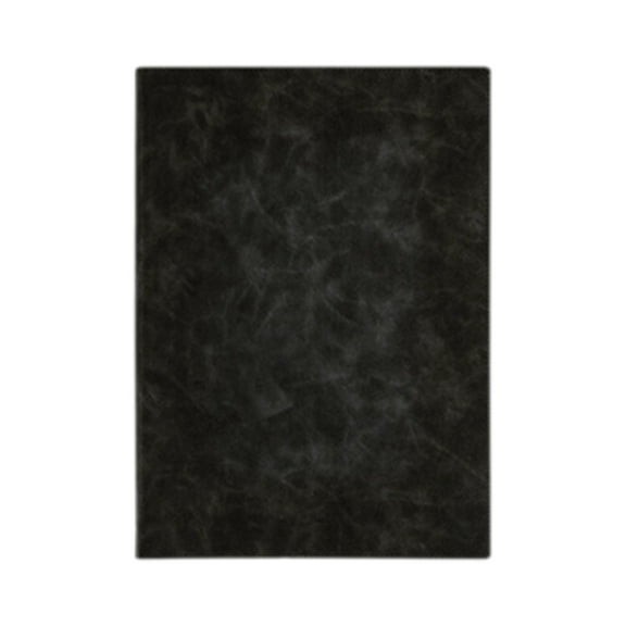 Wadada Padfolio Portfolio Folder, Faux Leather Interview Resume Folder with Document Organizer & Business Card Holder, Letter-sized Notepad Legal Pad Holder for Men Women (Black)