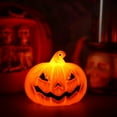 thumbnail image 1 of Wadada Plastic Jack O Lantern Pumpkins Halloween Light up Pumpkin Outdoor Indoor Battery Operated Lighted Pumpkin with Spooky Face Halloween Pumpkin Decorations Party Favor Gifts, 1 of 8
