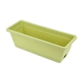 thumbnail image 1 of Wadada Plastic Vegetable Flower Planters Boxes, Rectangular Flower Pots with Saucers for Indoor Outdoor Garden, Balcony, Patio, Home Decor, Window Box Planter, Planters For Outdoor Plants, 1 of 7