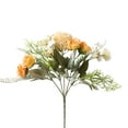 thumbnail image 1 of Wadada Silk Peonies Artificial Fake Flowers Bouquet for Rustic Home Decoration, Floral Bridal Bouquets Wedding Arrangement Table Centerpieces Faux Flower Indoor Decor Plants Props (Orange), 1 of 8
