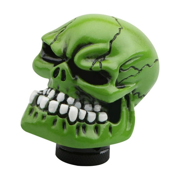 Wadada Skull Shifter Knob, Gear Shift Stick Handle, Transmissions Shifting Lever, Universal Skull Head Gear Shift Knobs Car Interior Accessories Fit Most Manual Automatic Car Truck