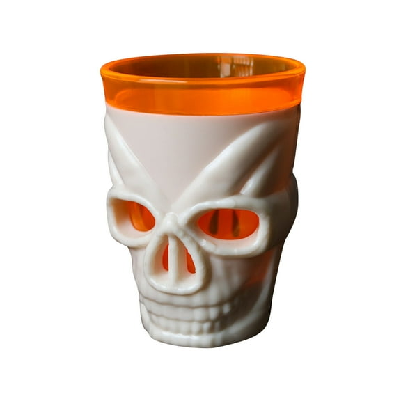 Wadada Skull Wine Glass, Gothic Wine Goblet, LED Light-Up Drinkware, Halloween PARTY WINEE Glass | Eco-Friendly Skull Design Chalice, Drinking Accessory Suitable For Home, barss, And Cafes(2Inch)
