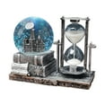 thumbnail image 1 of Wadada Snow Globe with Hourglass Timer Home Decor for Living Room LED Music Crystal Ball Snow Globes Collectibles Bedroom Book Shelf TV Cabinet Desktop Decor Statue Figurine Table Centerpiece Decor, 1 of 8