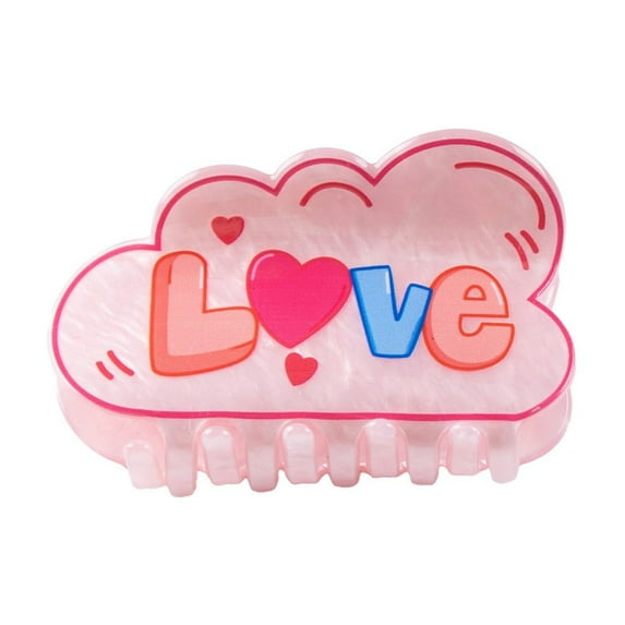 Wadada Valentine’s Day Hair Clips, Velvet Heart Hair Clips for Women Girls Triple Heart Hairpins Sweet Hair Barrettes Fashion Hair Accessory Holiday Gifts