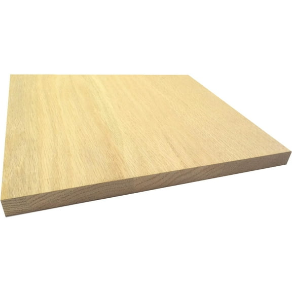 Waddell Manufacturing Red Oak Board - Hardwood Lumber, Unfinished - 1" x 12" x 4'