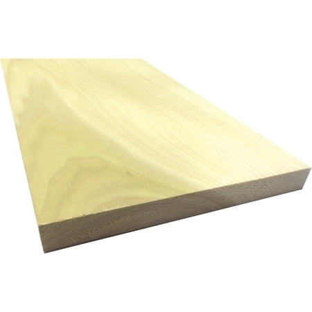 Waddell Manufacturing Poplar Wood Board - Rectangular - 1 In. x 8 In. x 3 Ft. — Residential Use, Standard Application