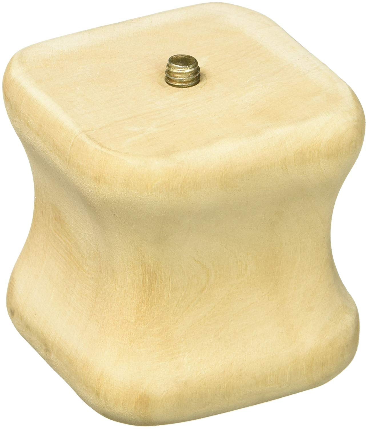 2-1/2 Inch Beige Hardwood Old English Bun Foot