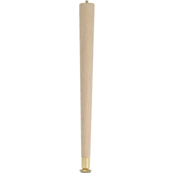 Waddell 2506 Table Leg, 5-1/2 in H, Hardwood, Smooth Sanded