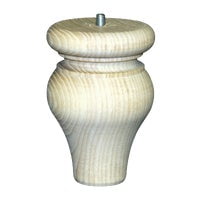 Waddell Manufacturing Bun Foot Tulip Style - Easy Installation - 1 Pack, 3-1/4 x 4-3/4 In