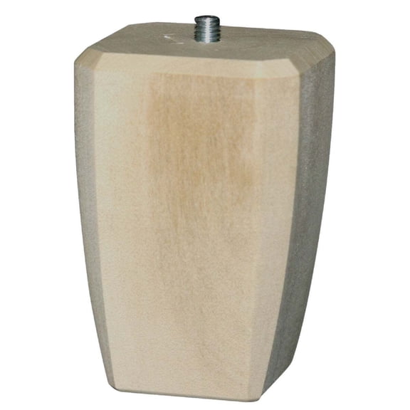 Waddell 2746 Square Taper Bun Foot, 4" x 2-1/2"