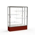 thumbnail image 1 of Waddell 375MB-BZ-MN Spirit 60 x 72 x 16 in. Maroon Base Floor Display Case with 5 ft. Length, Mirror Back - Dark Bronze, 1 of 7