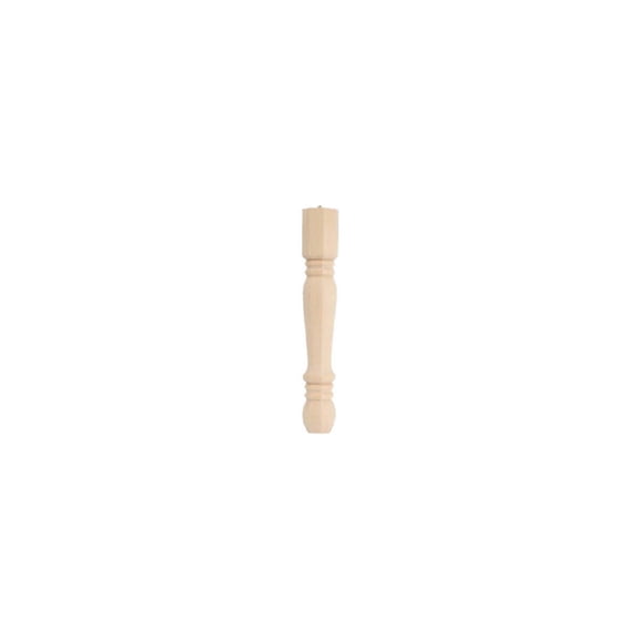 Waddell Manufacturing Pine Table Leg 2406 Traditional Style - Easy Installation - 6 In