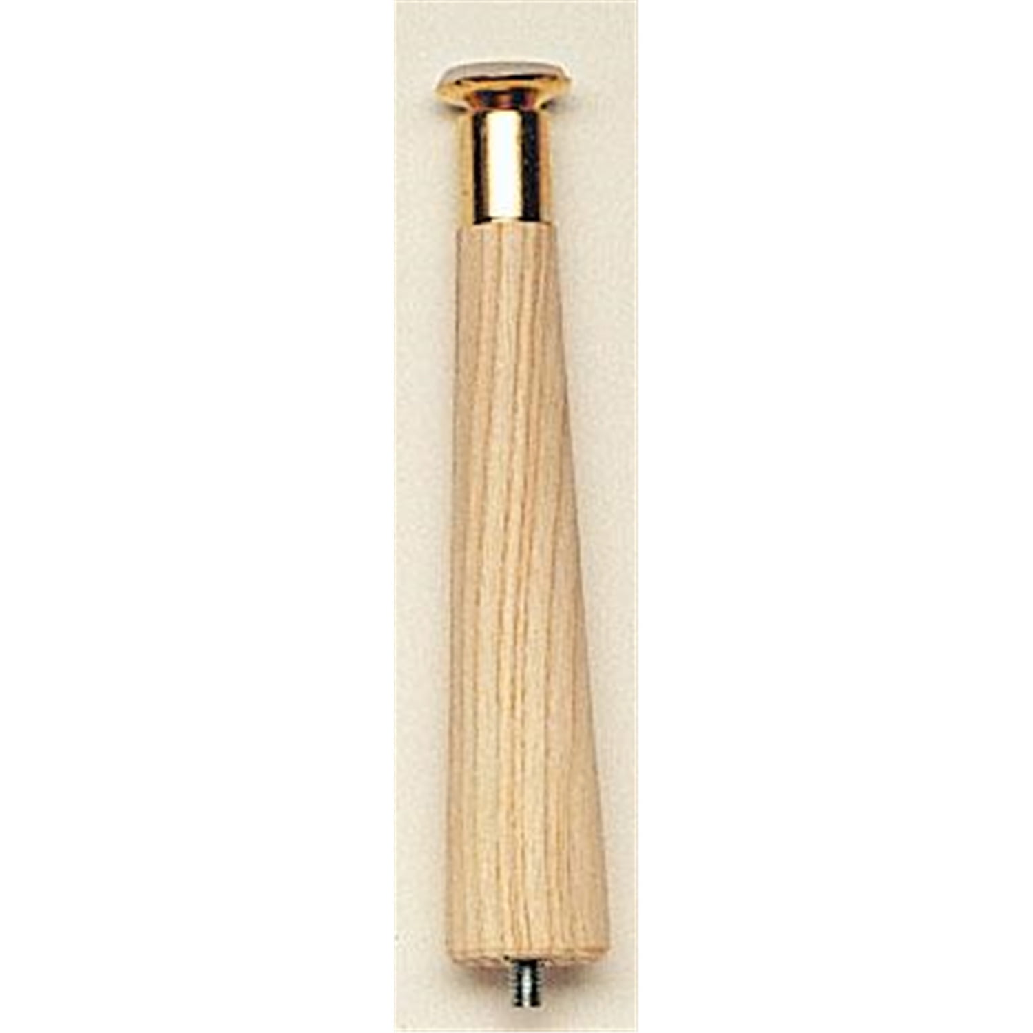 Natural Solid Hardwood 7.5" Round Tapered Table Leg