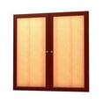 thumbnail image 1 of Waddell 77-4848CK-CHK Messenger 48 x 48 x 2 in. Wall Case Message Center, 2 Door - Cherry Oak, 1 of 7