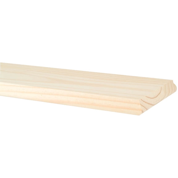 Waddell Manufacturing Premium Pine Shelf Unfinished - Wood Storage Shelf - 9 In x 48 In