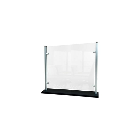 Waddell Freestanding Sneeze Guard 24"H x 35"W Clear Thermoplastic (SG3-2430)