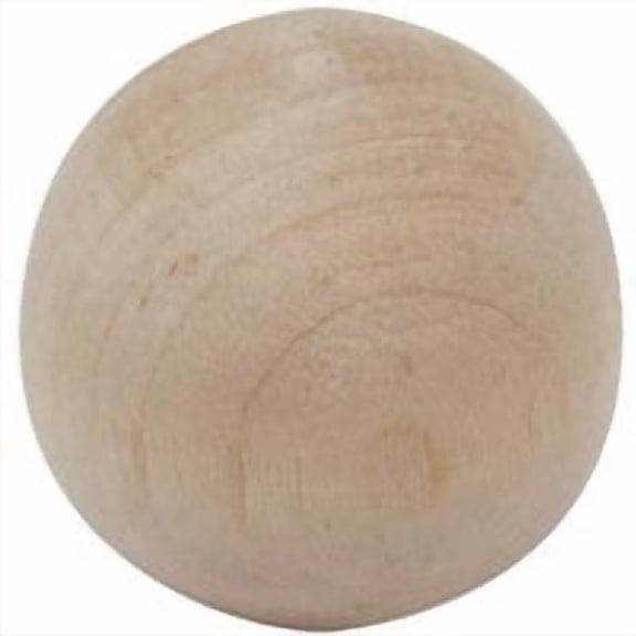 Waddell Mfg Co Do it Hardwood Ball Cabinet Knob - Pack of 6