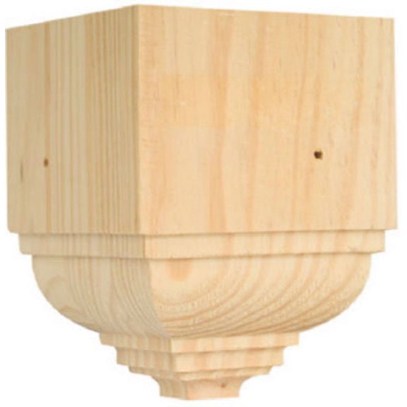 Waddell OCTB-31 Outside Crown Trim Pine Block Moulding, Easy-To-Install, Each