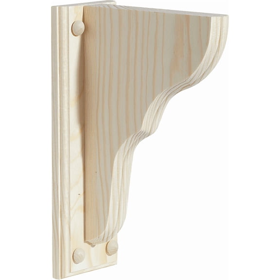 Waddell Shelf Bracket With Backplate - Pack of 12  Home & Garage Storage, Stackable Design