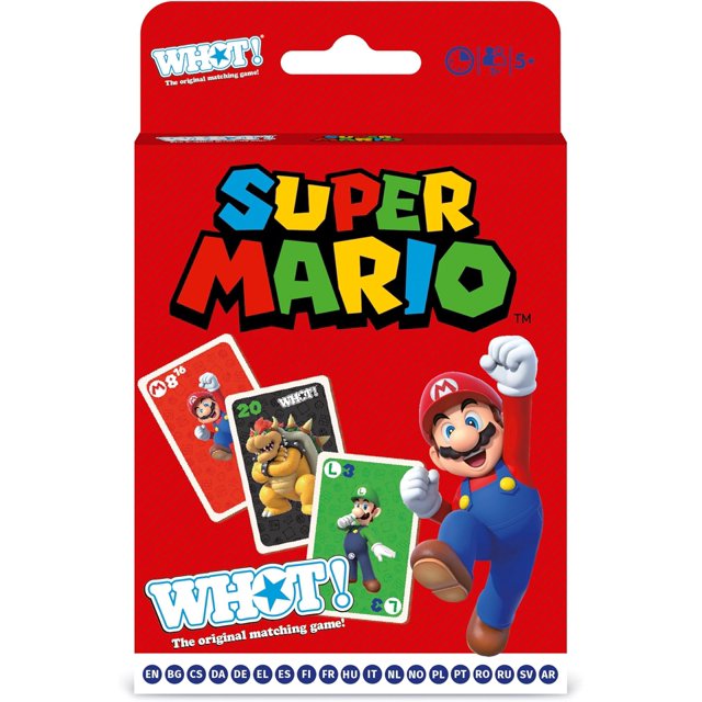 Waddingtons Number 1 Super Mario WHOT! Card Game, Take Turns Matching