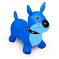 thumbnail image 1 of Waddle Dog Bouncer Inflatable Ride on Space Hopper, Blue, 1 of 8