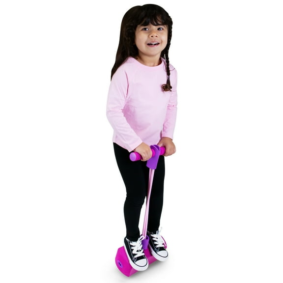 Waddle Foam Pogo Hopper, Kids Fun and Safe Pogo Stick for Toddlers, Ages 3+, Pink