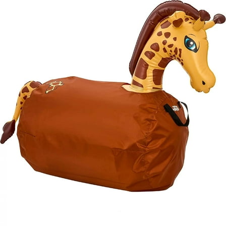 Waddle Hip Hoppers Large Animal Bouncer Easy-to-use Unisex Toddler Up to 250 lbs Giraffe 3.54 lbs