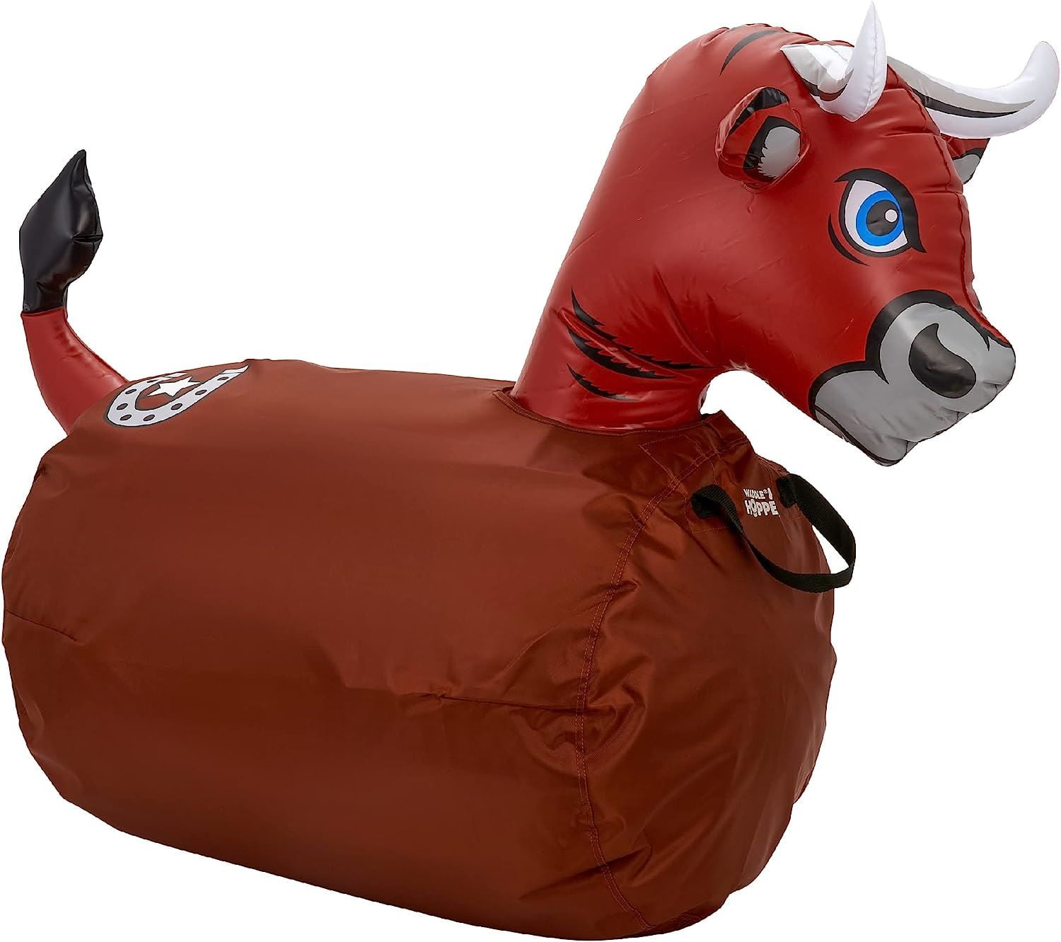 Large Brown Inflatable Bull Animal Bouncer with Nylon Cover