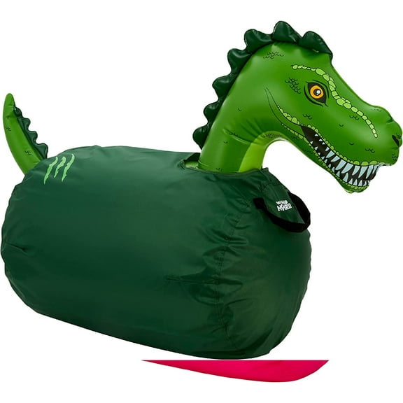 Waddle Large Hopping Animal Bouncer for Ages 5 and Above, Green, 250 lbs