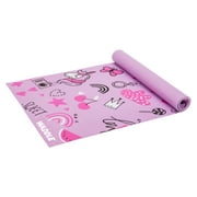 Waddle Yoga Mat, Yoga Mat for Kids, Exercise Mat for Toddlers, Kids Ages 3 Years and Up, Unicorn