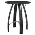 thumbnail image 1 of Wade 36" Round Pub Table, Rustic Dark Brown, 1 of 3