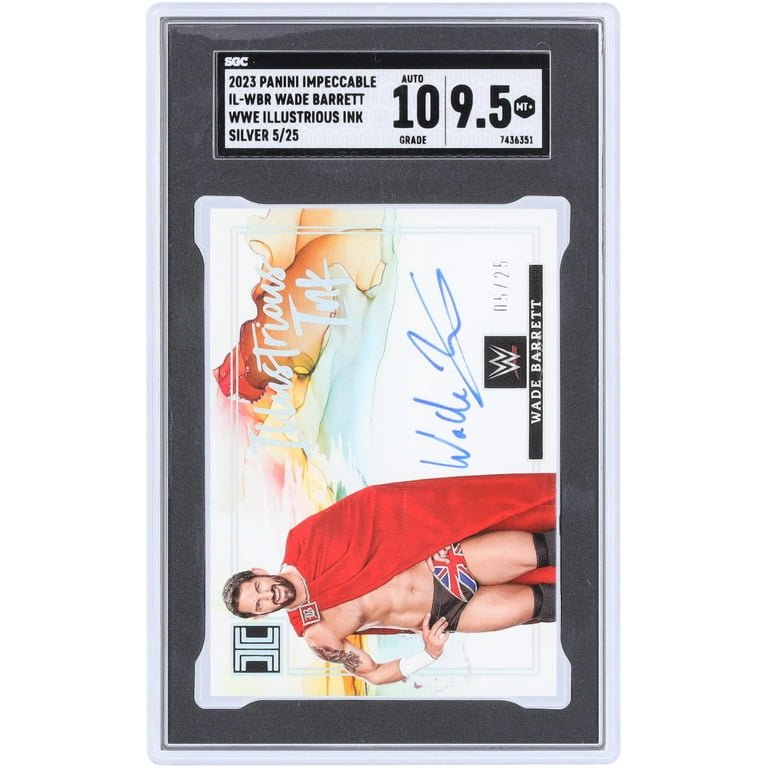 Wade Barrett WWE Autographed 2023 Panini Impeccable