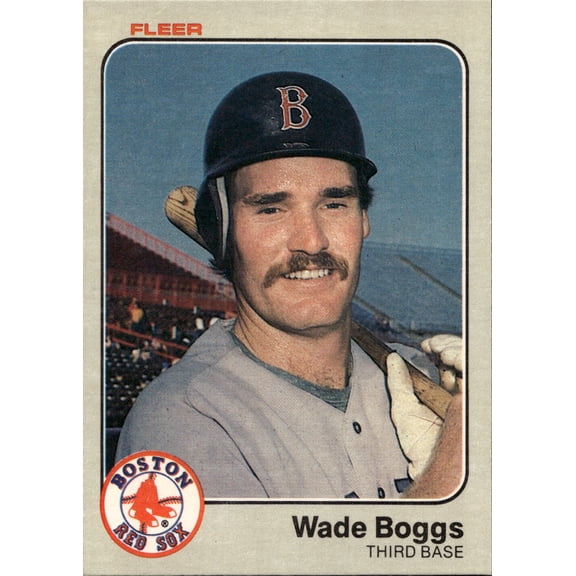 Wade Boggs 1983 Fleer Rookie Card