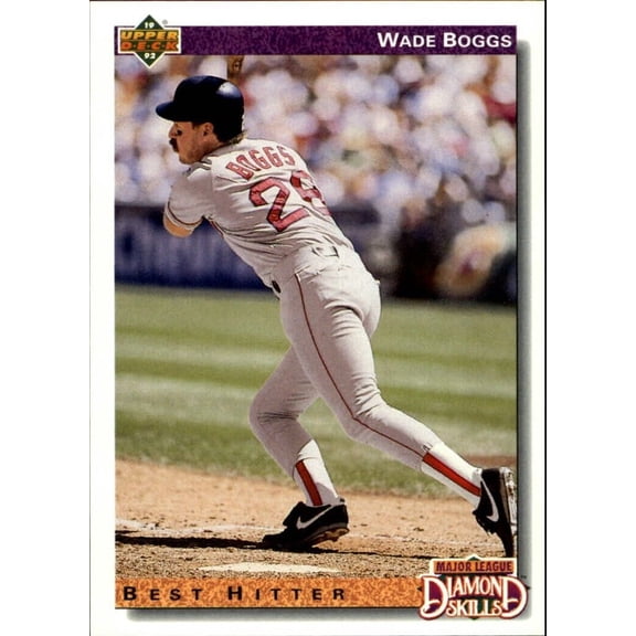 Wade Boggs 1992 Upper Deck MLB #646 DS Baseball Card Boston Red Sox