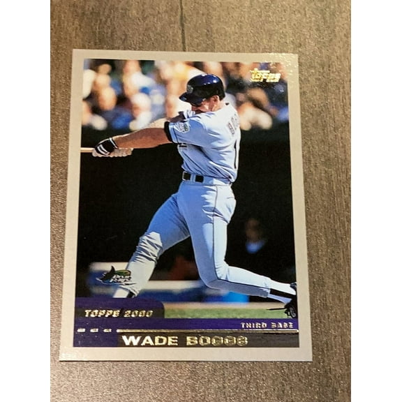 Topps Wade Boggs Tampa Bay Devil Rays MLB 2000 Trading Card