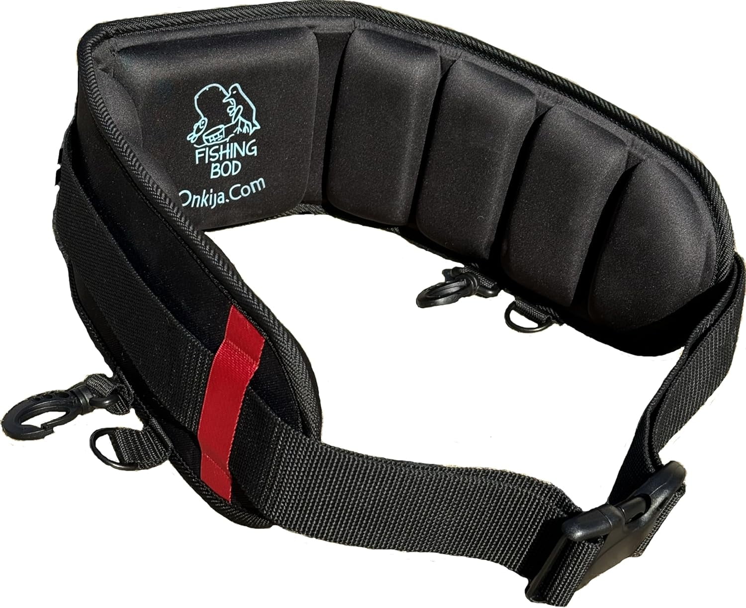 Whitley Classic EVO Fishing Belt (Wading) - One Size Fits All, Black, Rod Holders
