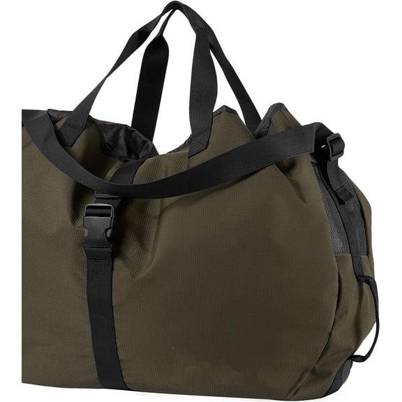 Wader Bag Foldable with Changing Mat Shoulder Strap Handles Mesh Boot Storage for Fishing Travel Hunting Hiking