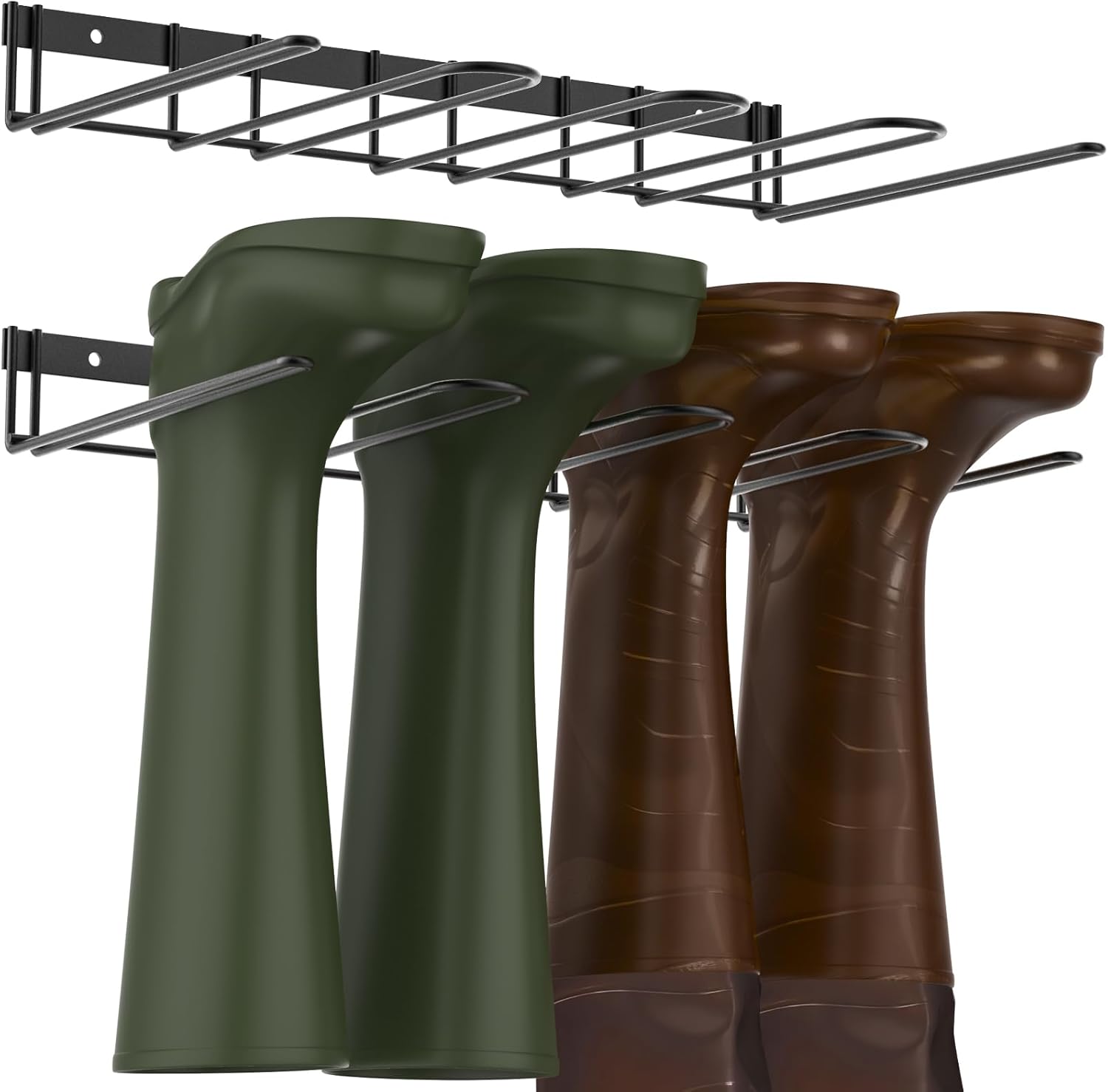 Wader Hangers 4 Pair Hanging Boot Rack Great For Work Boots, Cowboy