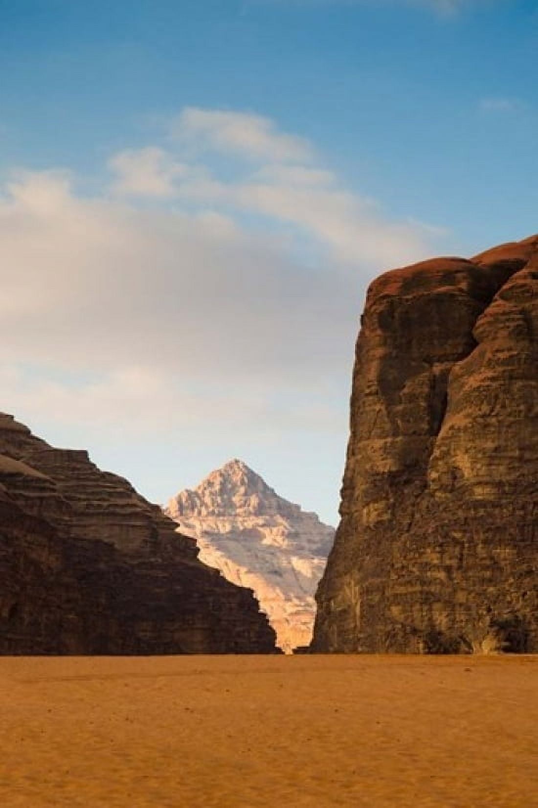 Wadi Rum Desert Jordan Canvas Art - Aldo Pavan DanitaDelimont (24 x 36)