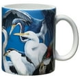 thumbnail image 1 of Wading Birds White Ceramic Mug, 1 of 1
