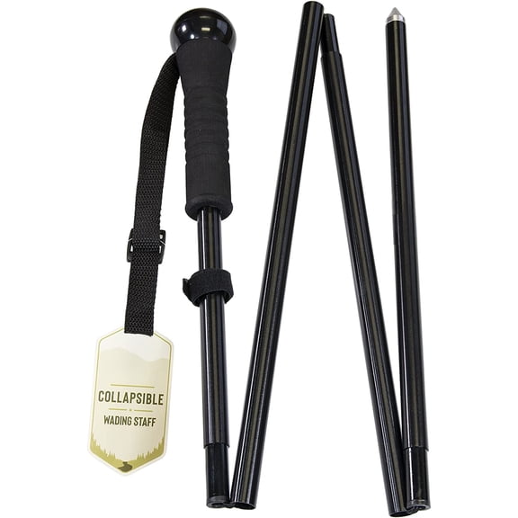 Wading Staff - 54 Extended, 15 Collapsed - Quality Durable Fishing Gear for Fast Moving Water Rivers and Streams