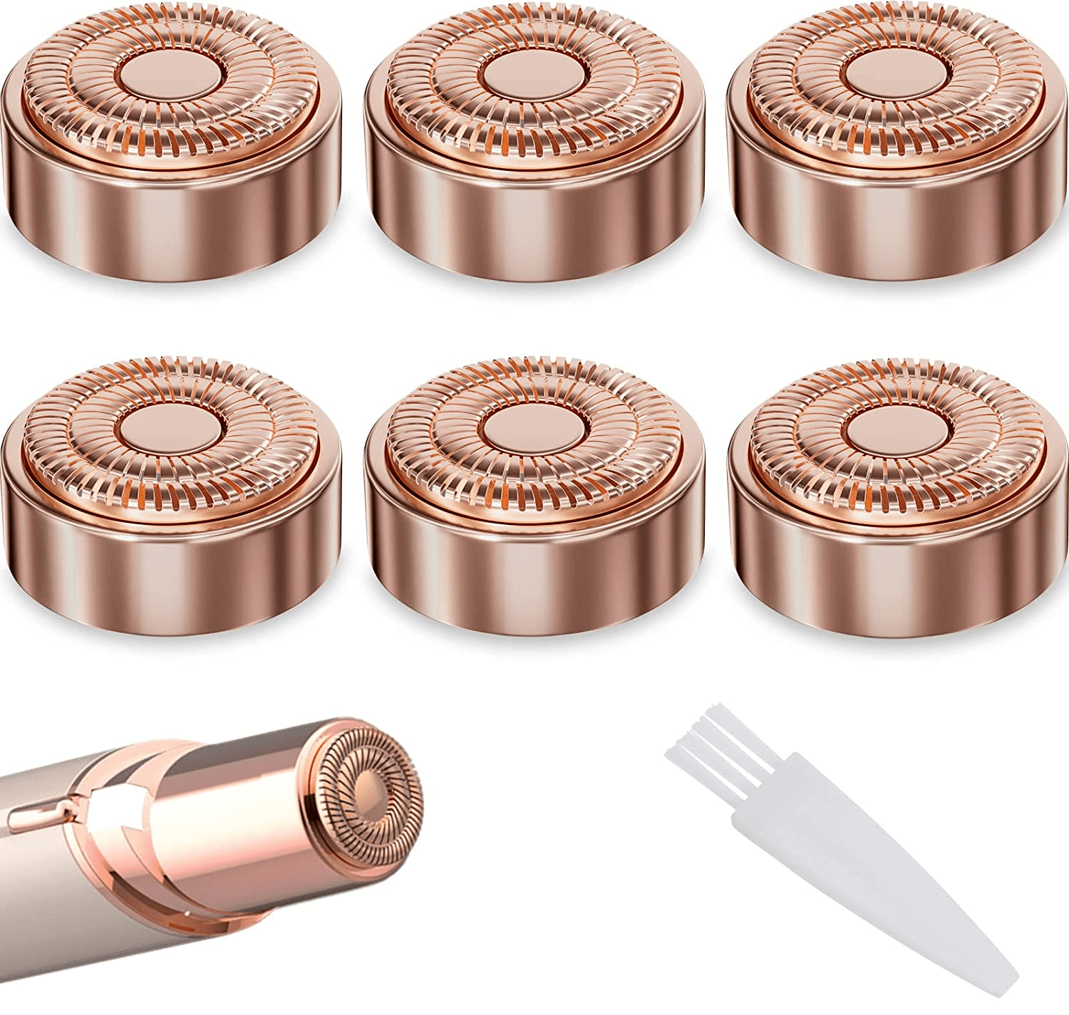 Wadoy Facial Hair Remover Replacement Heads Compatible with Flawless Facial Hair Remover Gen 2