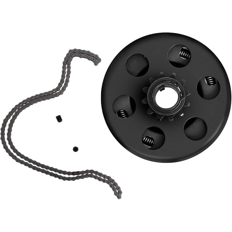 Wadoy Go Kart Clutch, 3/4 Bore 12T 35 Chain Screw Sets for Mini Bike