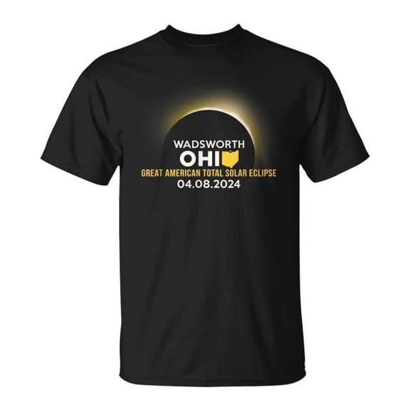 Wadsworth Oh Ohio Total Solar Eclipse 2024 TShirt