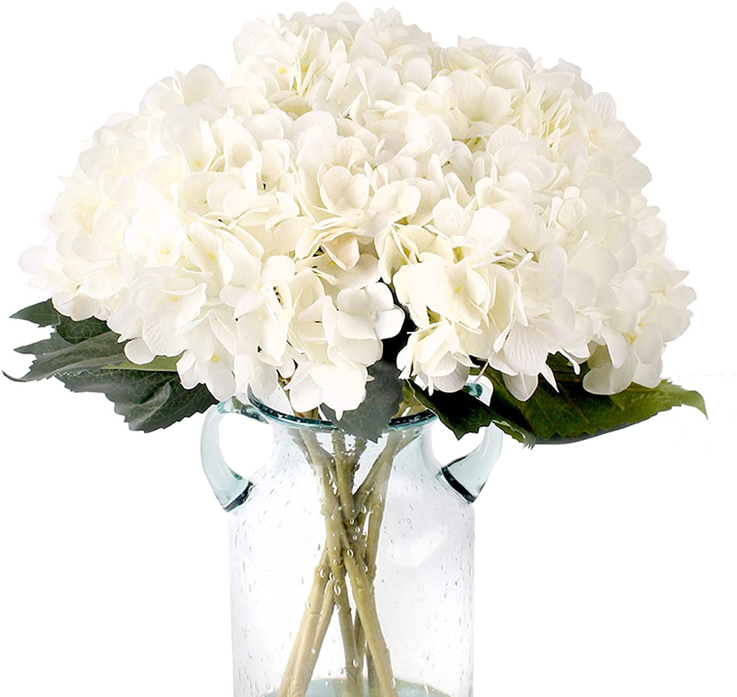 Ivory Silk Hydrangea Tabletop Centerpiece Bouquet