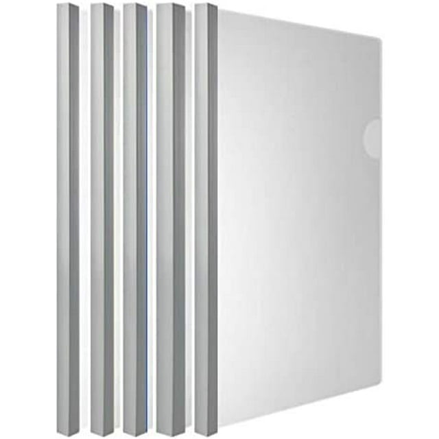 WadwP Plastic File Folder with Sliding Bar(10mm) Report Covers, 40