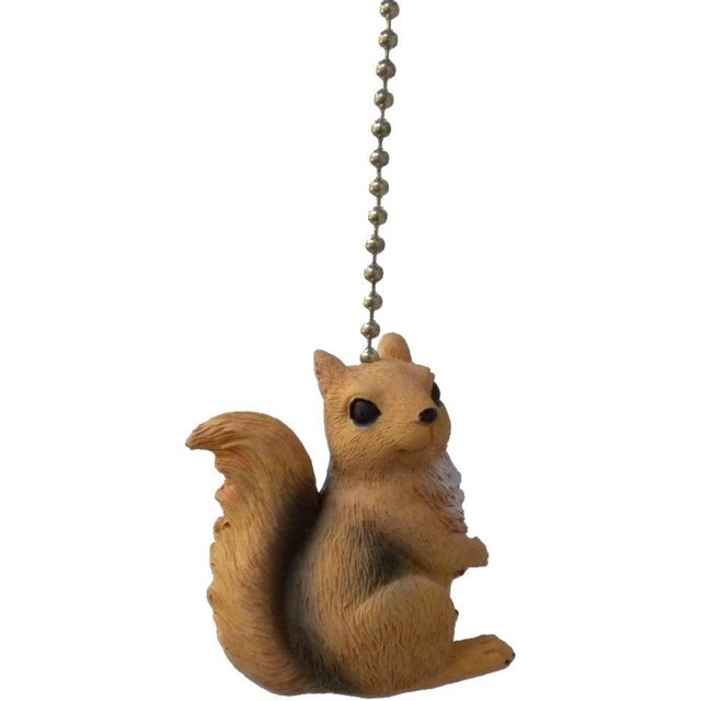 WadwP SQUIRREL ceiling FAN PULL light chain extender